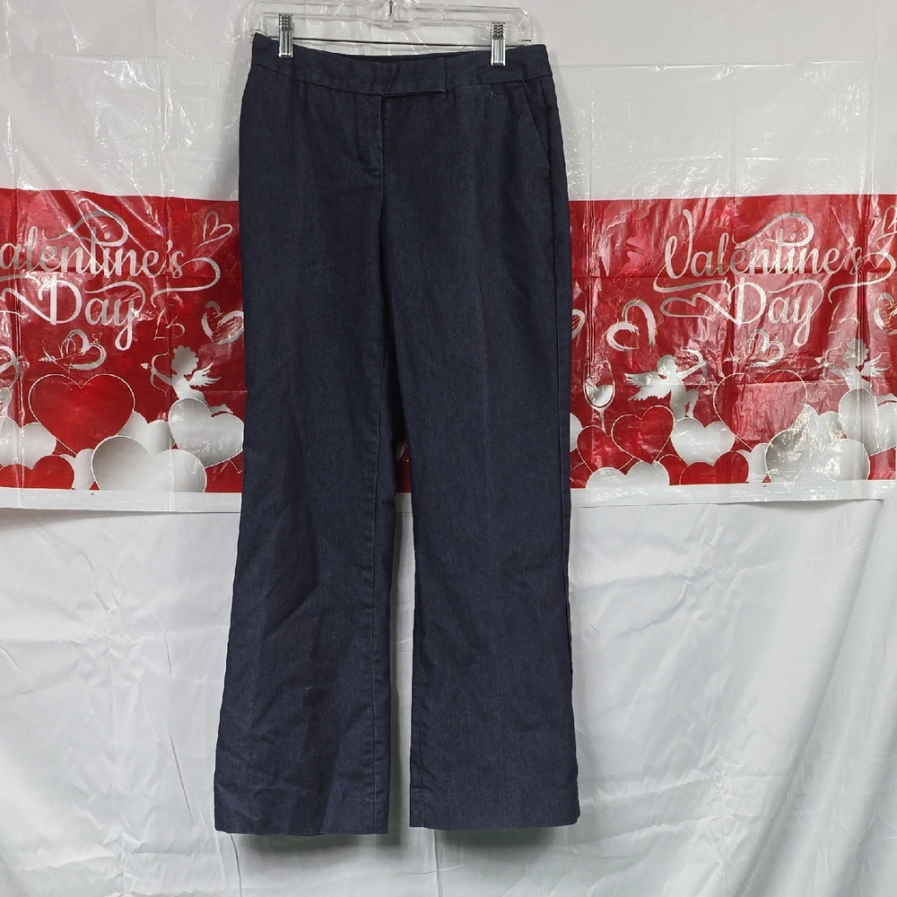 Isaac Mizrahi Classic Navy Blue Trousers Womens Size 2 (W295)
